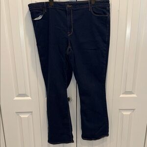 Old Navy Dark Blue Boot-Cut Jeans